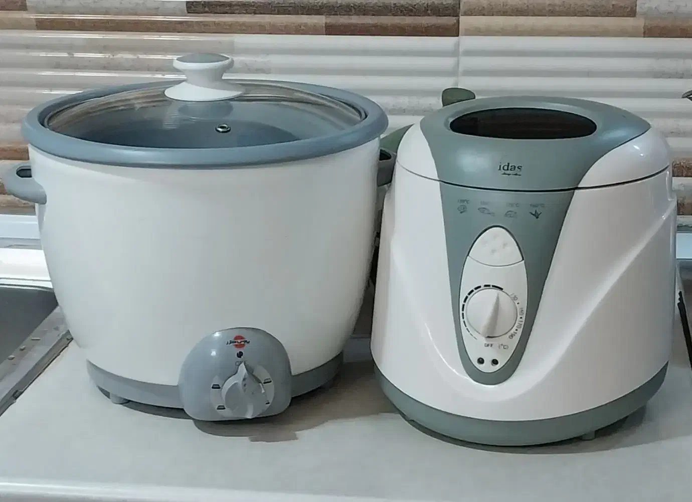 پلوپز ۸ نفره و سرخ کن|اجاق گاز و لوازم برقی پختوپز|رشت, گلزاران|دیوار