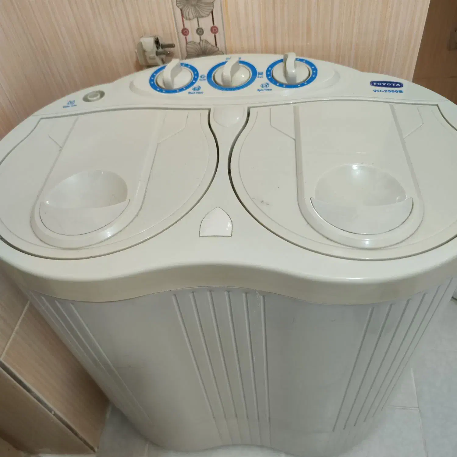 مینیواش دوقلو تویوتا VH-2500B سالم و تمیز|ماشین لباسشویی و خشککن لباس|زنجان, |دیوار