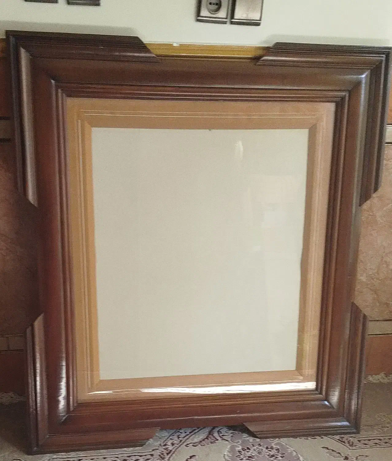 قاب چوبی دست ساز با طرح دوبل|تابلو، نقاشی، عکس|فولادشهر, B6|دیوار