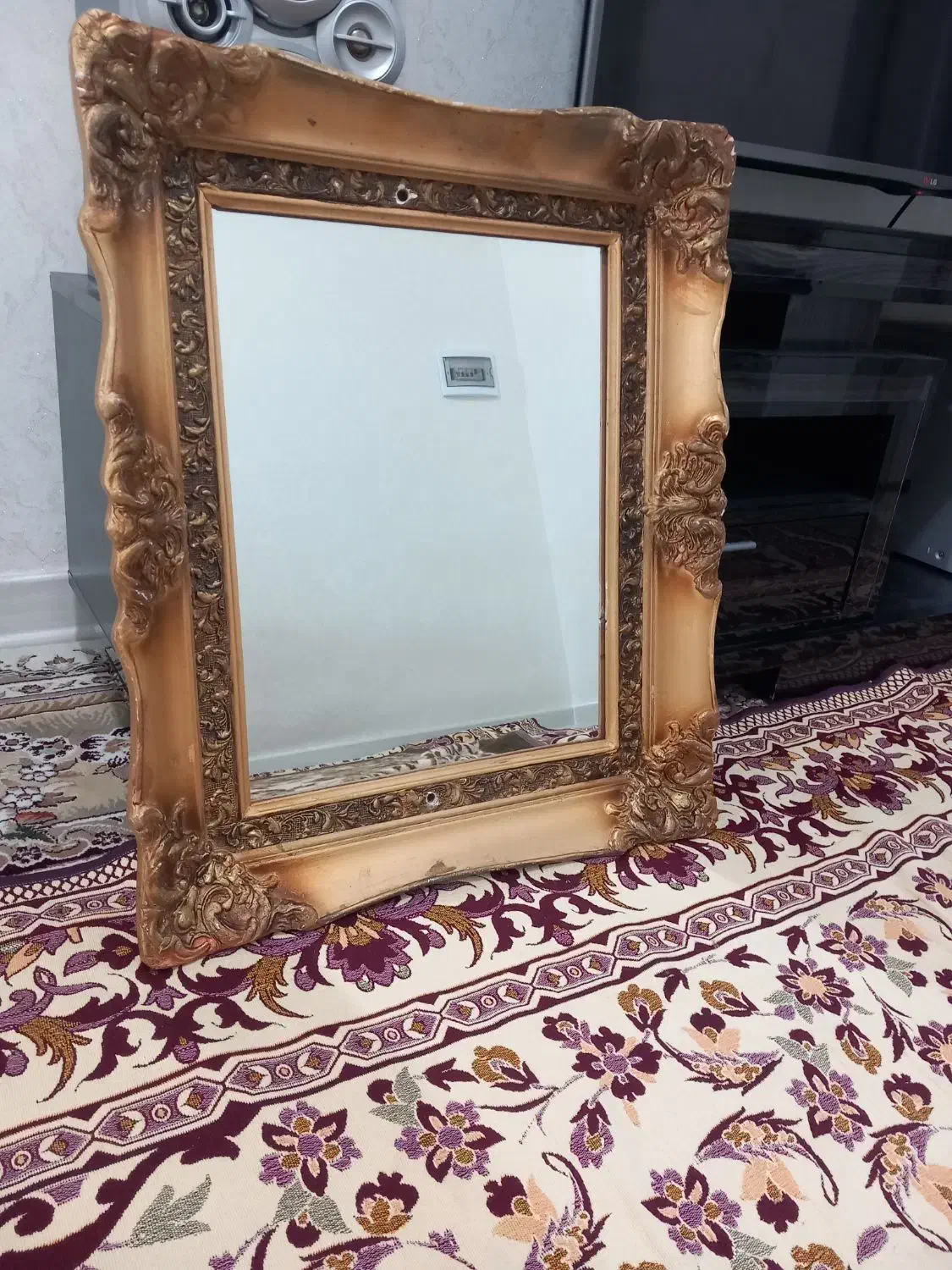 اینه با قاب چوبی|آینه|تبریز, |دیوار