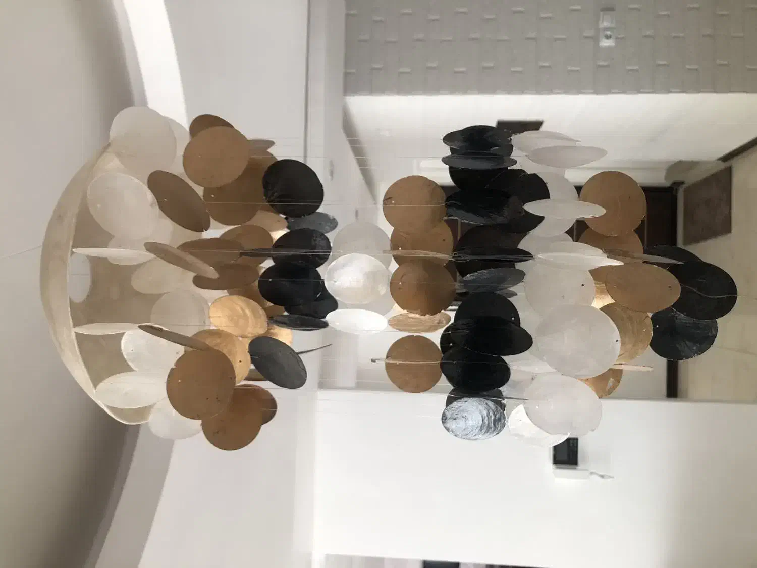 لوستر صدف طبیعی|لوستر و چراغ آویز|کرمان, |دیوار