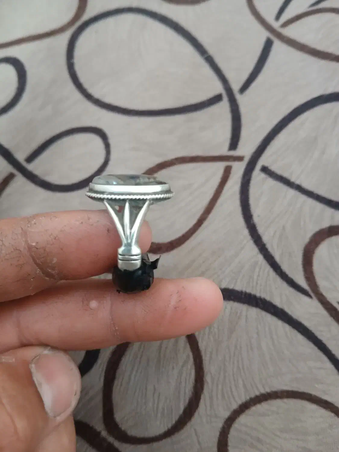 انگشتر شجر نقره|جواهرات|اصفهان, لاله|دیوار