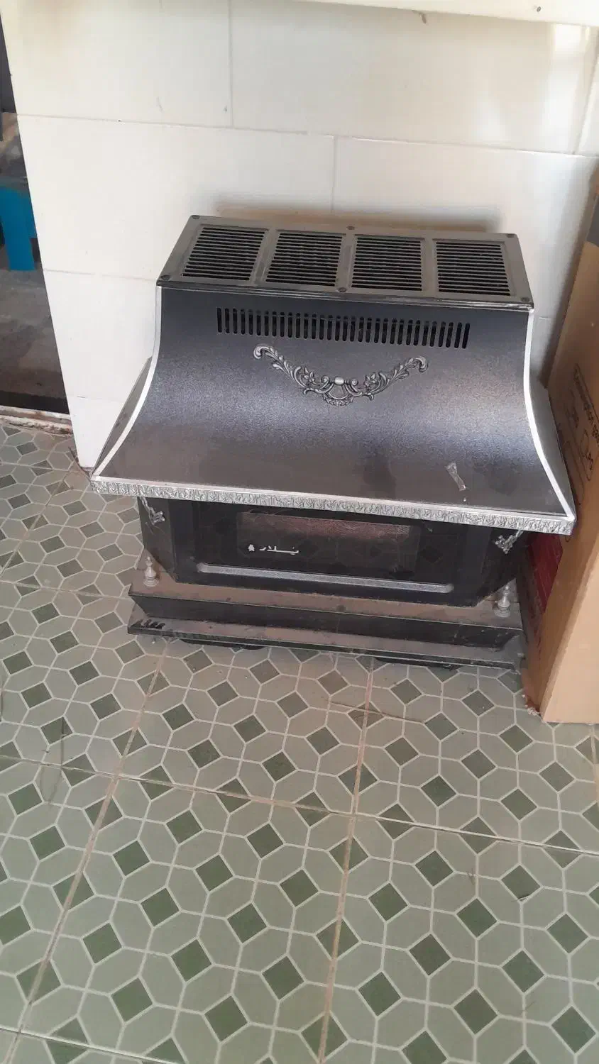 بخاری شومینه|بخاری، هیتر، شومینه|حمیدیه, |دیوار