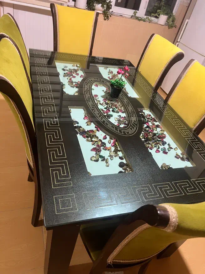 فروش ناهارخوری ۶نفره|میز و صندلی غذاخوری|سنندج, |دیوار