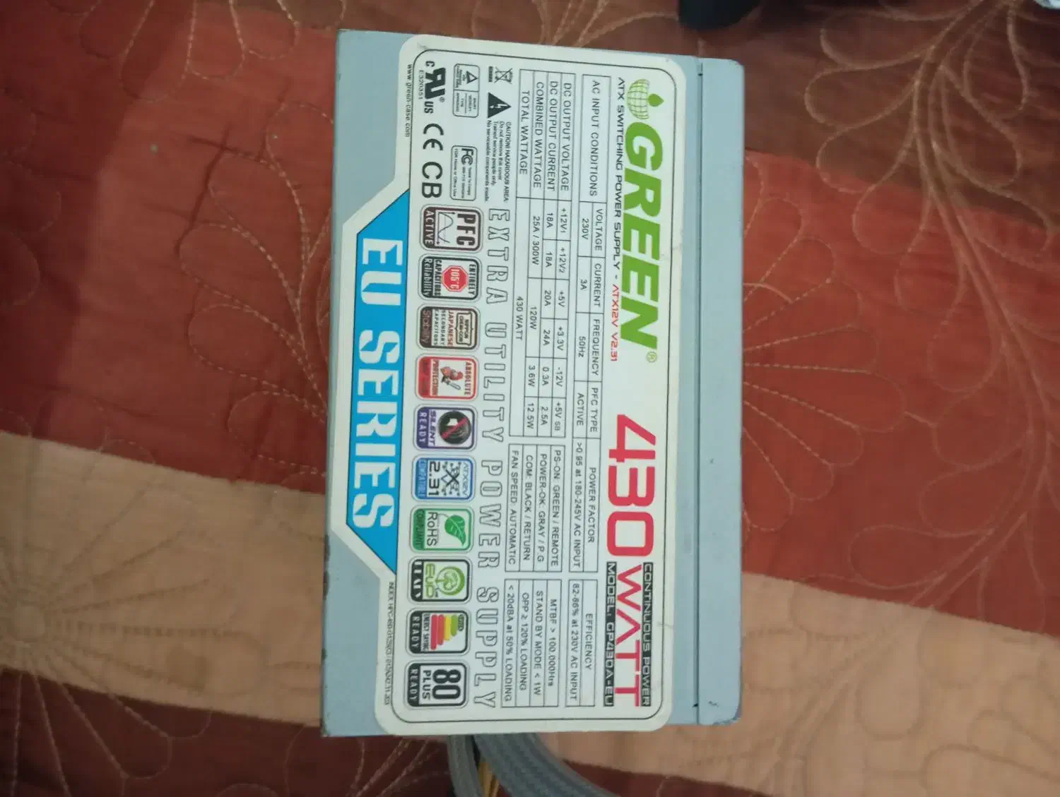 پاور گرین ۴۳۰|قطعات و لوازم جانبی رایانه|رشت, پل تالشان|دیوار