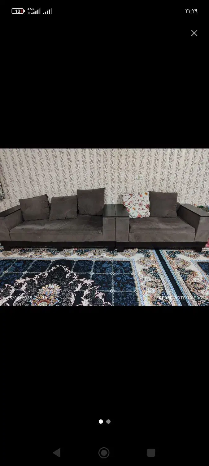 مبل 7نفره|مبلمان خانگی و میز عسلی|شیراز, ریاستی|دیوار