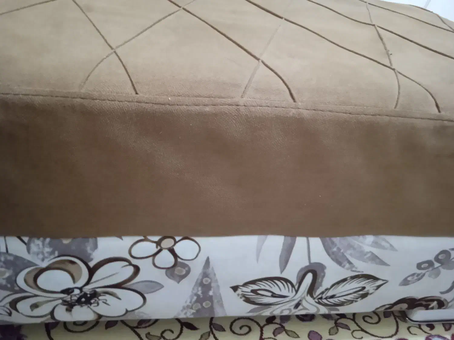 میز مبل کوسن وتشک یکنفره دوتا پشتی دستبافت ترکمن|مبلمان خانگی و میز عسلی|تهران, دولاب|دیوار
