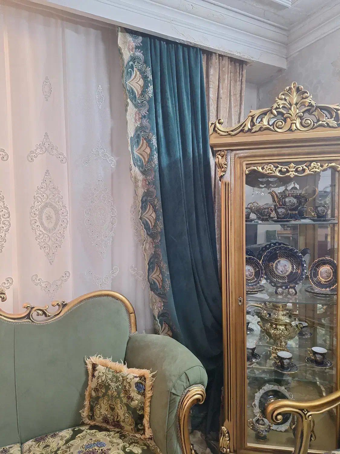 دستک مخمل پرده|پرده، رانر، رومیزی|مشهد, ایثارگران|دیوار