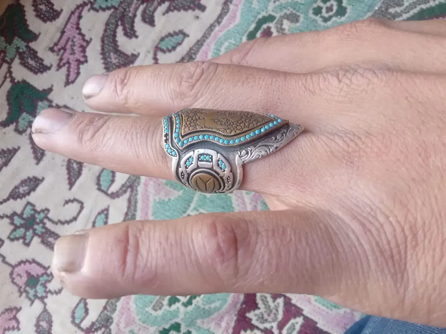 انگشتر نقره|کلکسیون اشیاء عتیقه|قم, زند آباد|دیوار