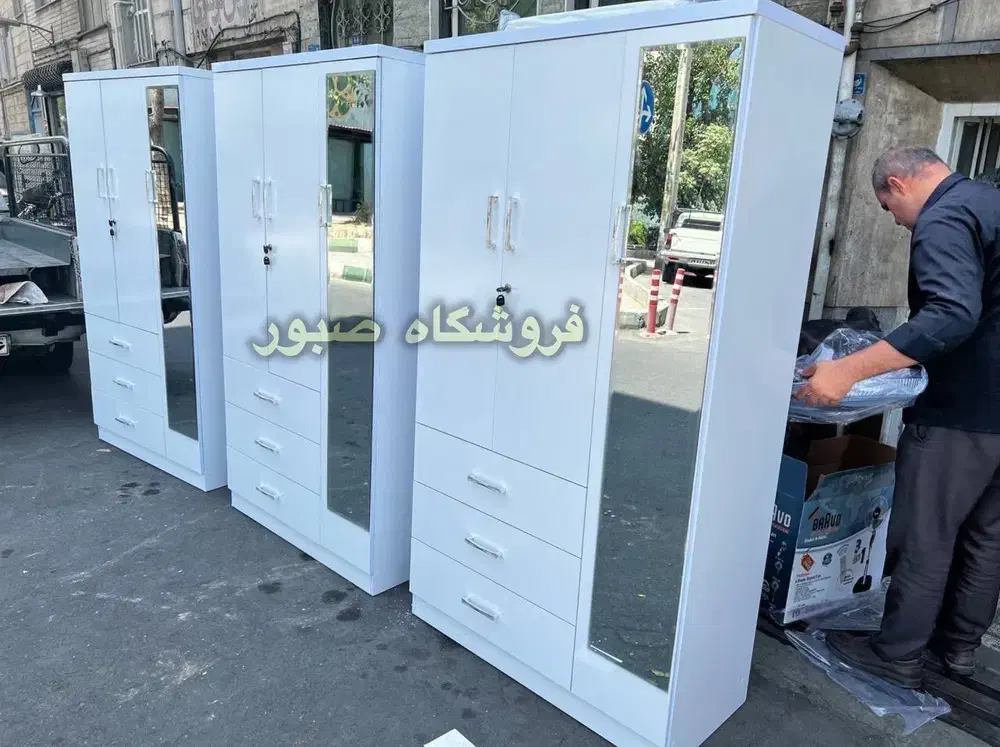 کمد لباس دراور ریلی طرح نوار پهن پایه|جاکفشی، کمد، دراور|تهران, آذربایجان|دیوار