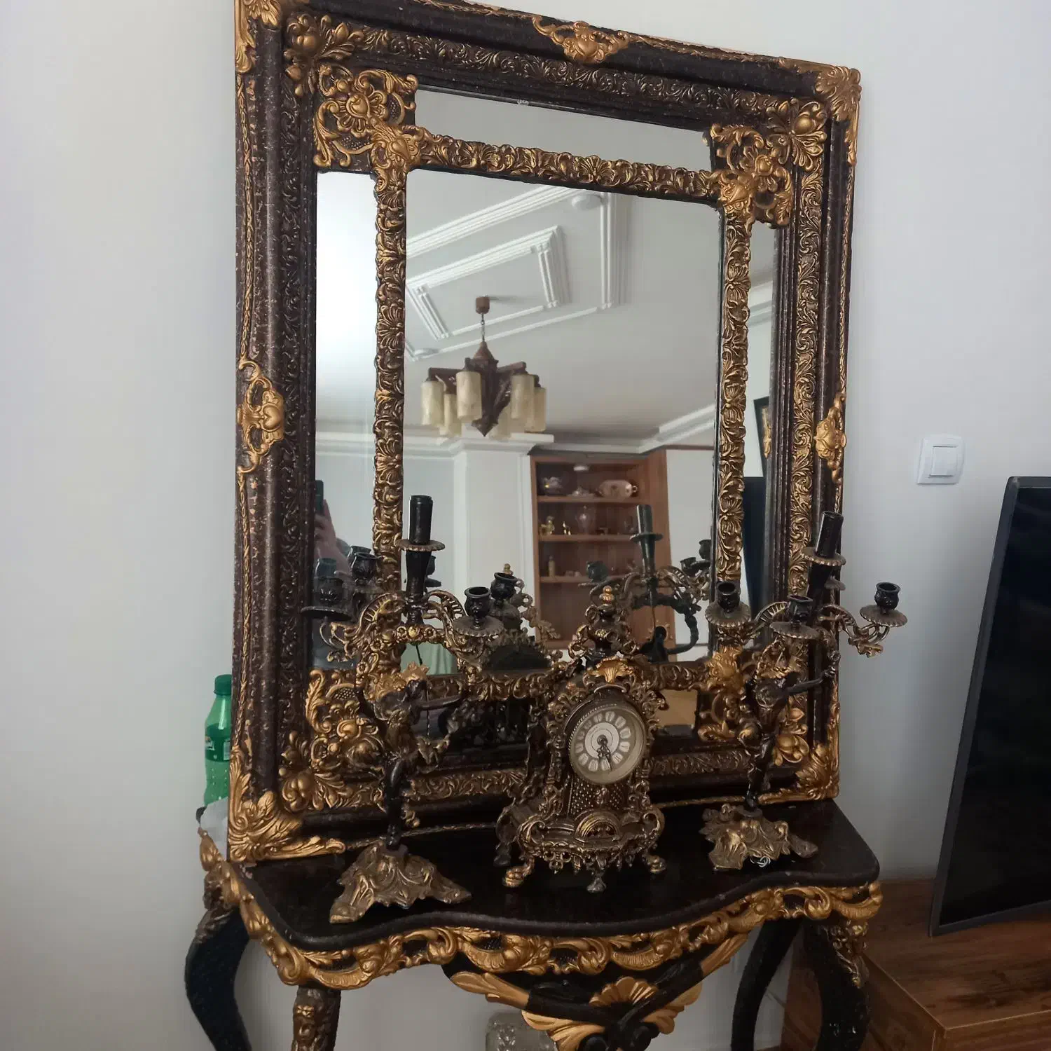 آیینه شمعدان|بوفه، ویترین، کنسول|سمنان, |دیوار