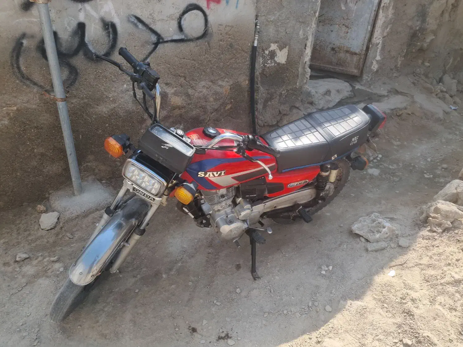 موتور سی جی 150 مدل 402|موتورسیکلت|خمیر, |دیوار