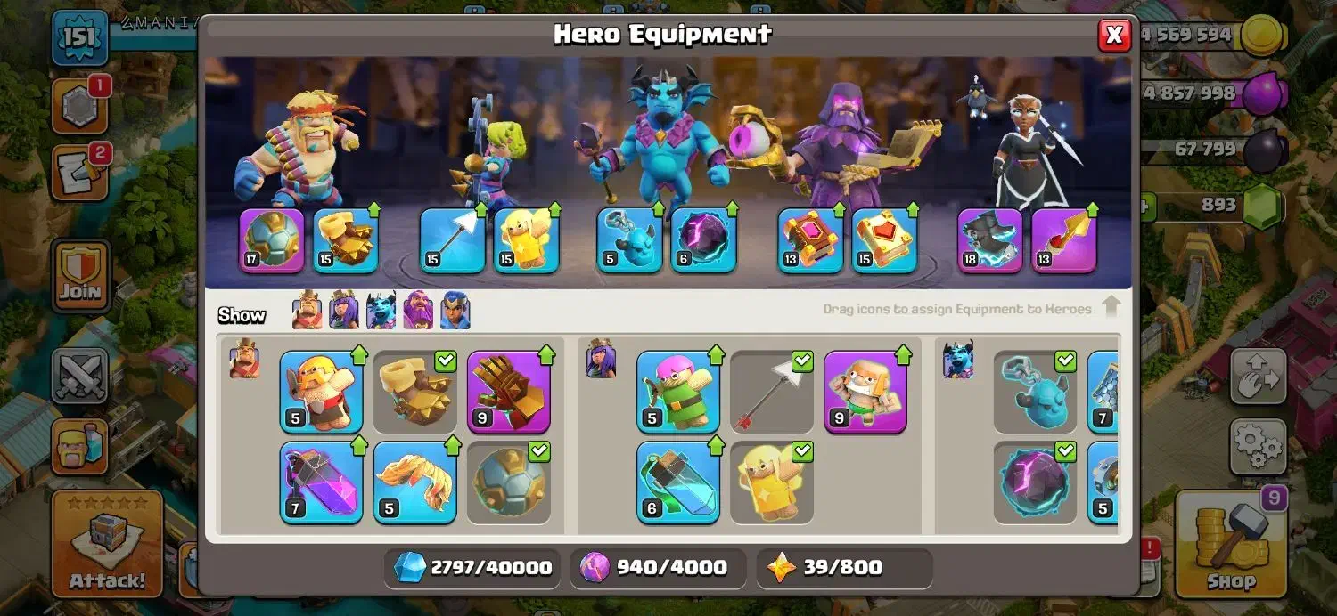 اکانت کلش / clash of clans|کنسول، بازی ویدئویی و آنلاین|تهران, پونک|دیوار