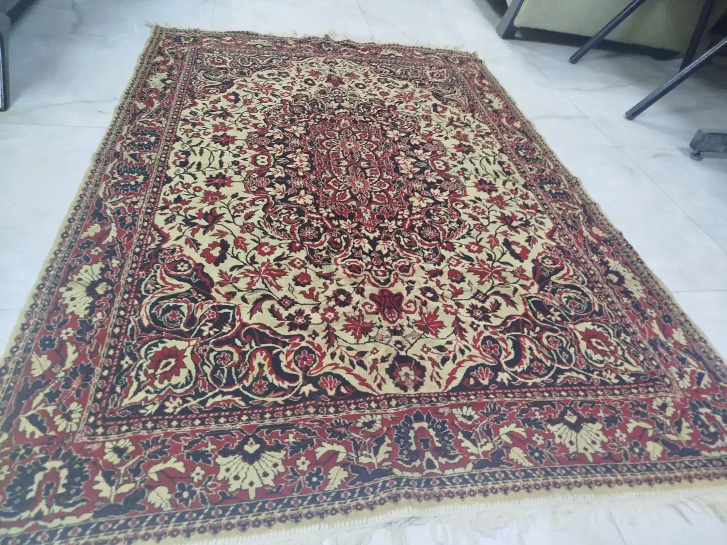 یک جفت فرش دستباف عتیقه|فرش|تهران, شمس‌آباد|دیوار