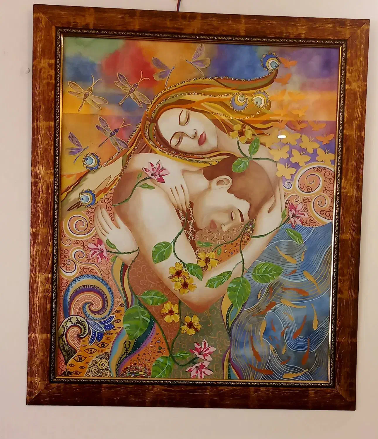 تابلو آبرنگ  مدرن و زیبا|تابلو، نقاشی، عکس|ساری, |دیوار