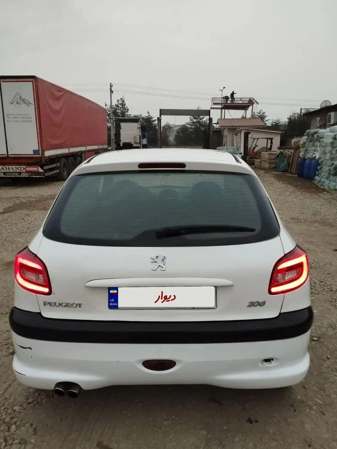 پژو ۲۰۶مدل ۸۸تیپ ۲|خودرو سواری و وانت|آستارا, |دیوار