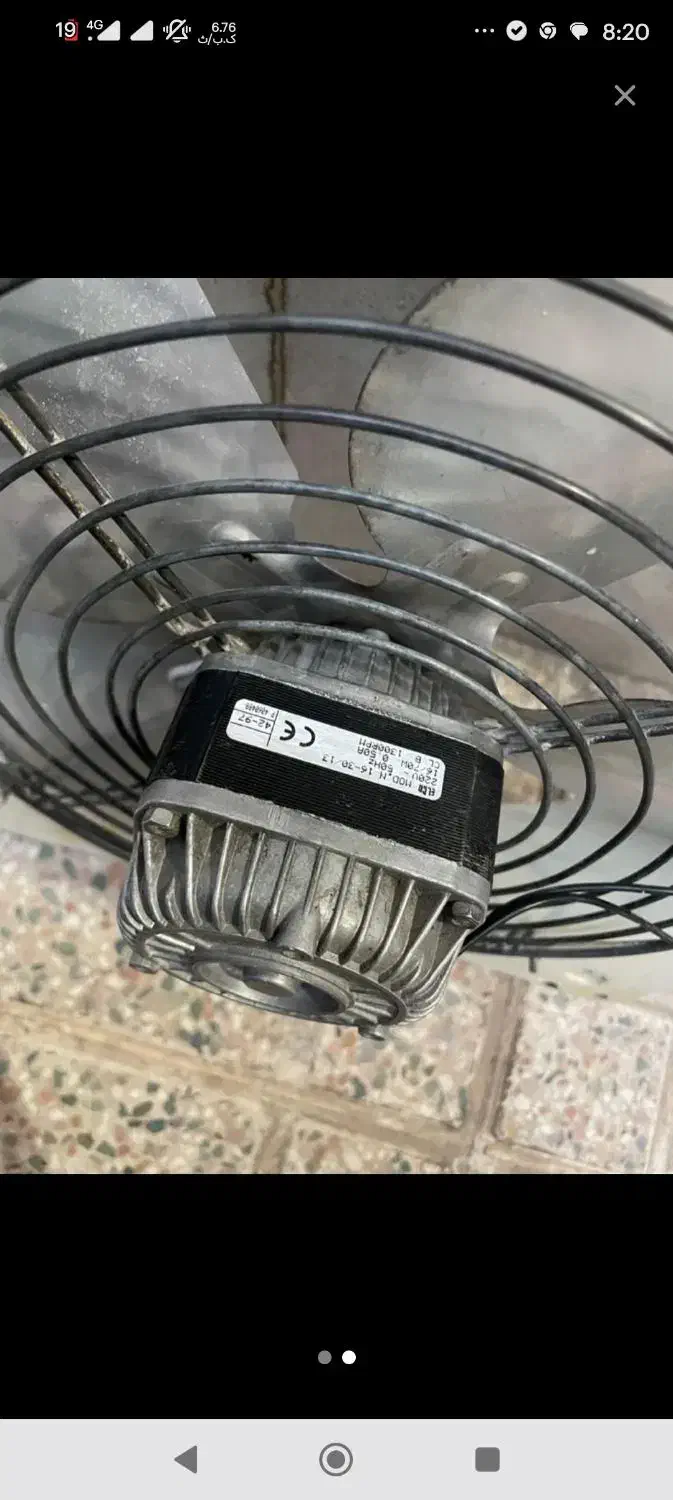 هواکش فلزی  ۳۰ در ۳۰ دمنده|پنکه و تصفیه‌کنندهٔ هوا|کرمان, |دیوار