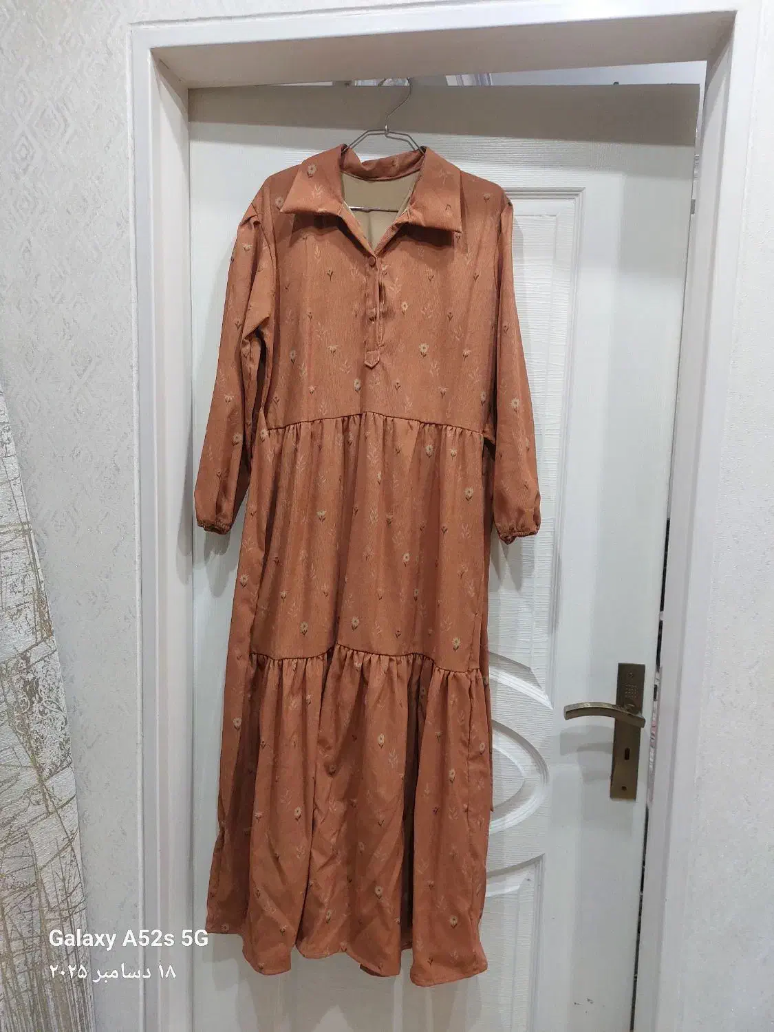 پیراهن مخمل کبریتی بلند|لباس|تهران, شهرآرا|دیوار