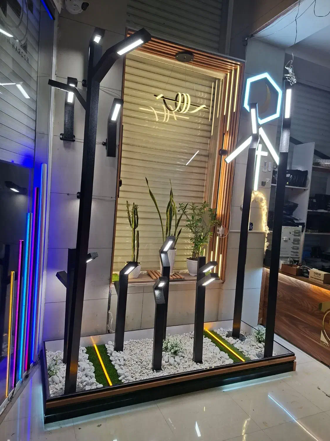 لاینر.لاین نوری.چراغ باغی.ریسه.نورخطی|لامپ و چراغ|کرج, مجتمع صنفی صنعتی|دیوار