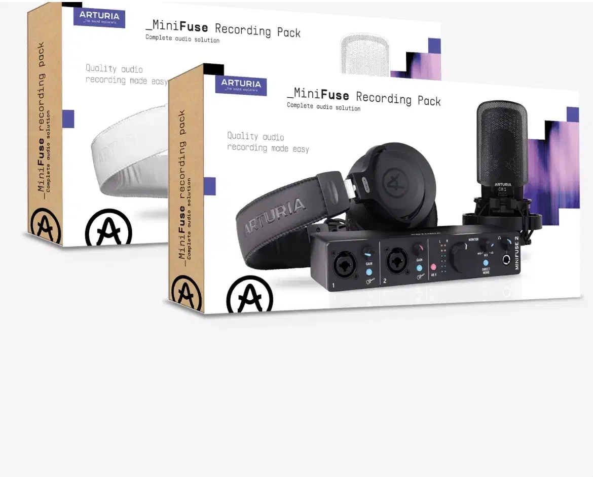 آرتوریا Arturia MiniFuse 2 Recording Pack|آلات موسیقی|اهواز, دانشگاه چمران|دیوار