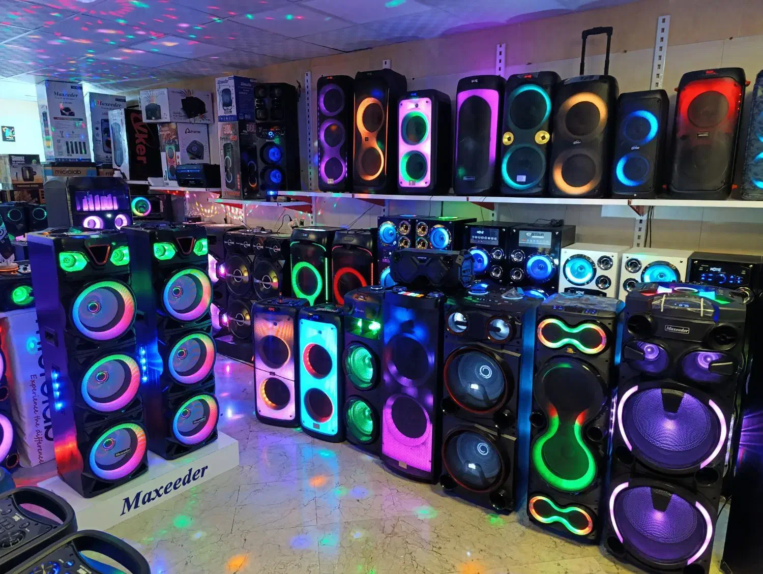 پخش عمده باند اسپیکر برای همکاران با شرایط ویژه|سیستم صوتی خانگی|تهران, نارمک|دیوار