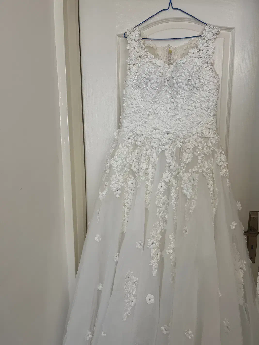 لباس عروس با دانتل فرانسوی سایز ۴۲|لباس|تهران, باغ فیض|دیوار