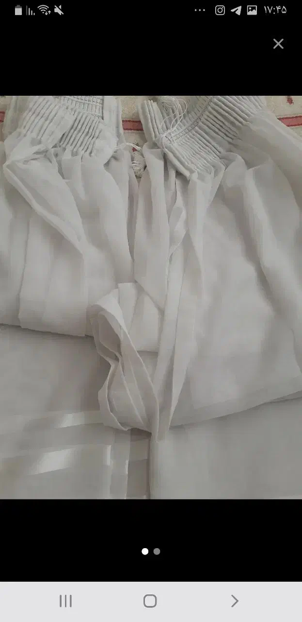 پرده حریز با حاشیه ساتن|پرده، رانر، رومیزی|مشهد, آبکوه|دیوار