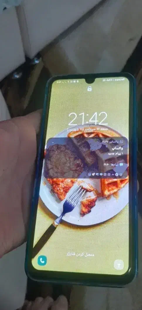 گوشیa70 تمیز معاوضه با حیوون|موبایل|زرقان, |دیوار