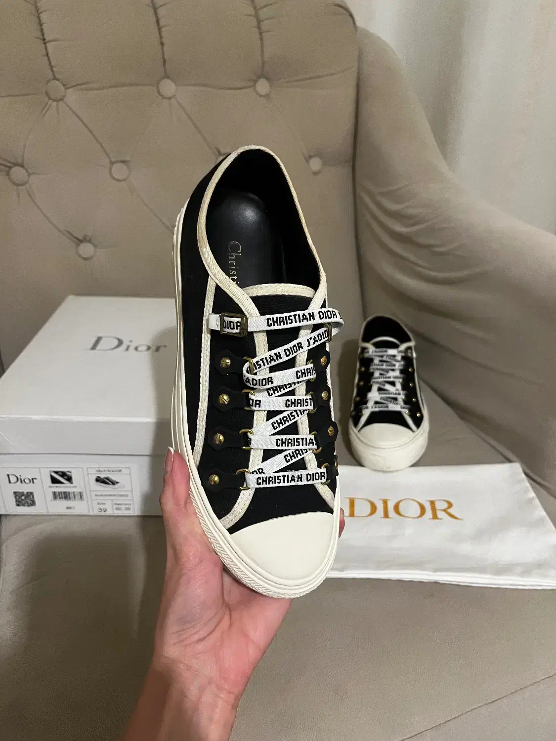 کتونی مستر پارچه ای Dior|کیف، کفش، کمربند|تهران, ولنجک|دیوار