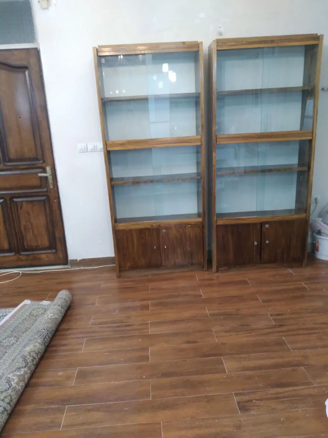 کتابخانه چوبی|کتابخانه، شلف، قفسههای دیواری|تهران, دهم فروردین|دیوار