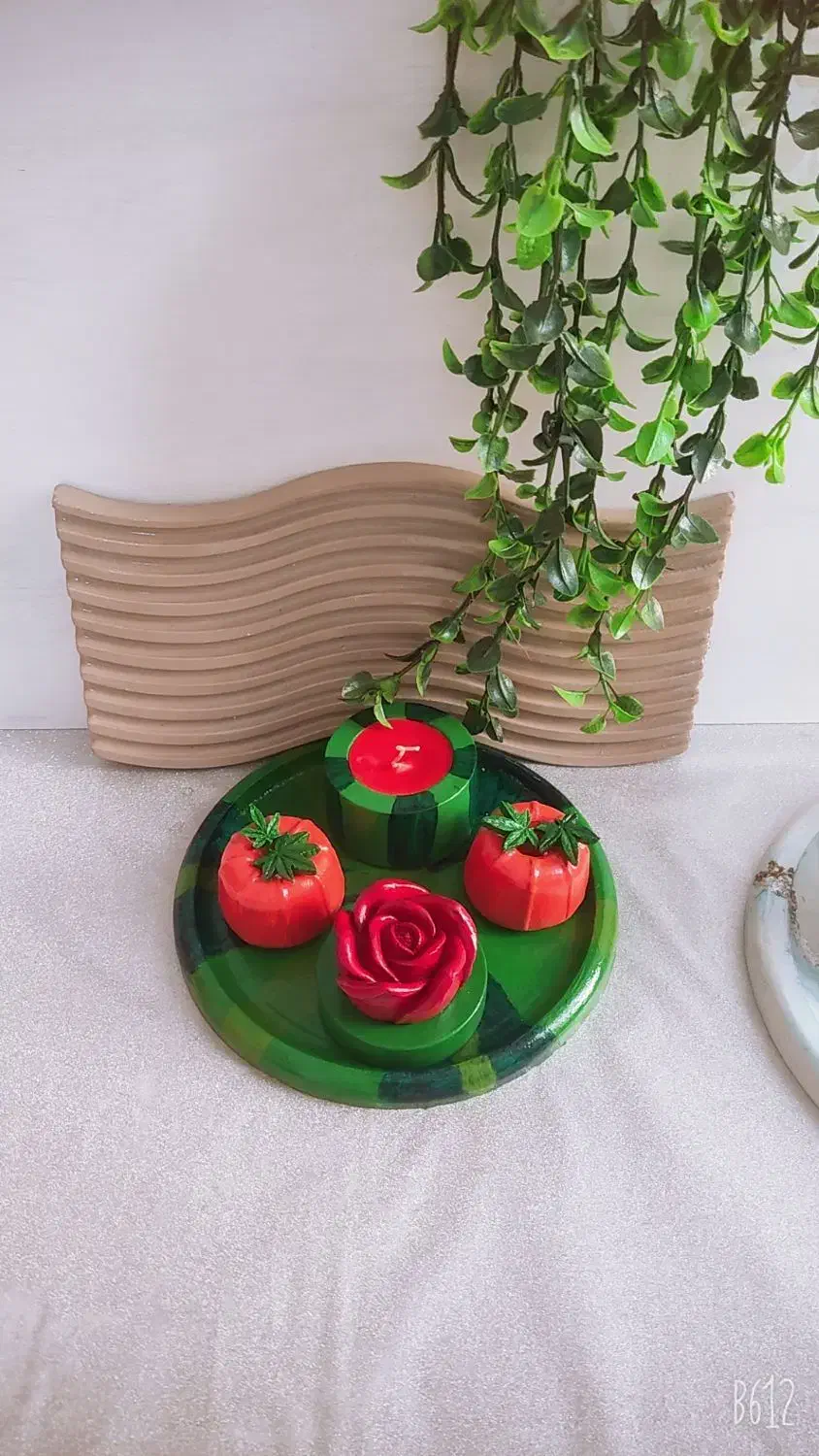 ظروف و اکسسوری های سنگ مصنوعی|صنایع دستی و سایر لوازم تزئینی|اهواز, کوی باهنر|دیوار