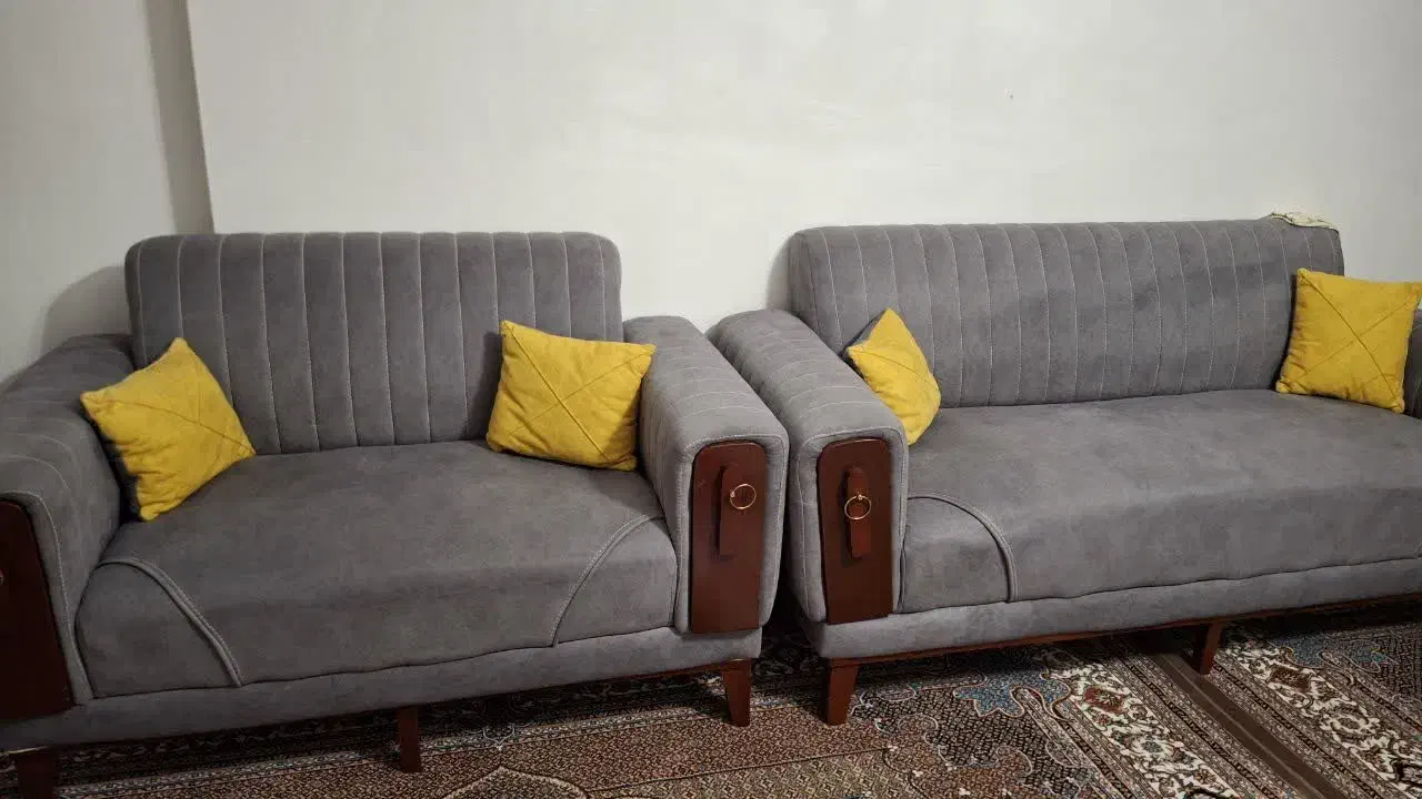 مبل فنری هفت نفره|مبلمان خانگی و میز عسلی|بیرجند, |دیوار