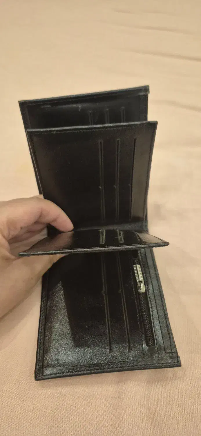 ست چرم نوی مردانه شامل کیف پول و جاکارتی و تقویم|کیف، کفش، کمربند|تهران, نارمک|دیوار