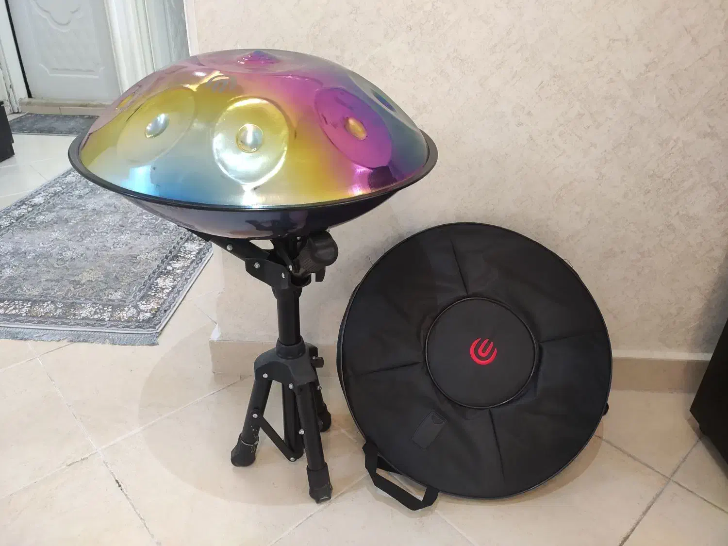 هنگ درام مدل هفت رنگ آرشا همراه با کاور و پایه|درام و پرکاشن|رشت, علی آباد|دیوار