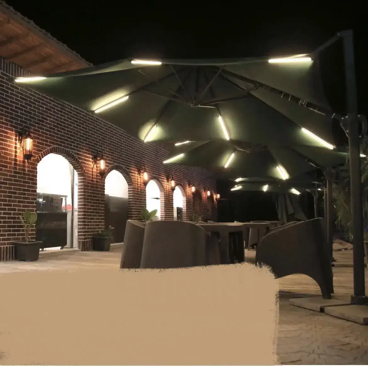 چتر سایه بان|مبلمان خانگی و میز عسلی|آستانه اشرفیه, |دیوار