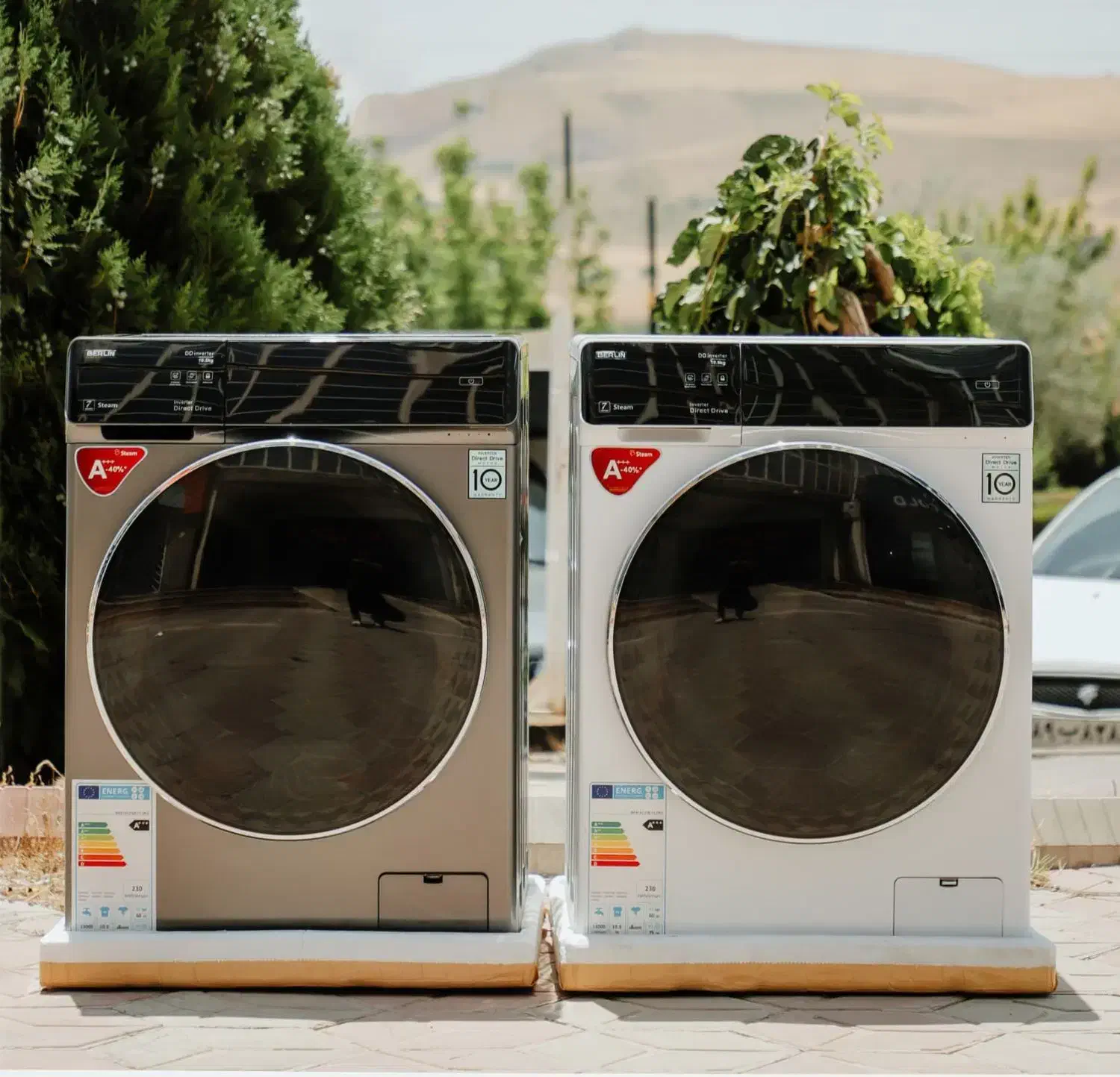 لباسشویی ۱۰ و نیم کیلویی طرح تایتان تمام لمسی|ماشین لباسشویی و خشک‌کن لباس|بانه, |دیوار