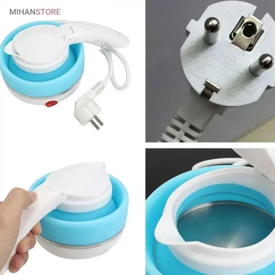 کتری برقی سیلیکونی تاشو، پرداخت درب منزل|سماور، چایساز، قهوهساز|تهران, فلسطین (میدان انقلاب)|دیوار