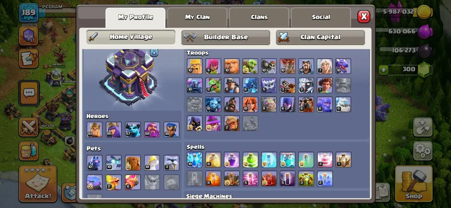 اکانت کلش آف کلنز و کلن لول ۹|کنسول، بازی ویدئویی و آنلاین|گتاب, |دیوار