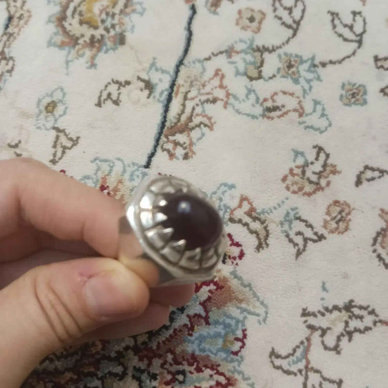 2 عدد انگشتر نقره و 2 عدد تسبیح سندروس|جواهرات|تهران, جوادیه تهرانپارس|دیوار