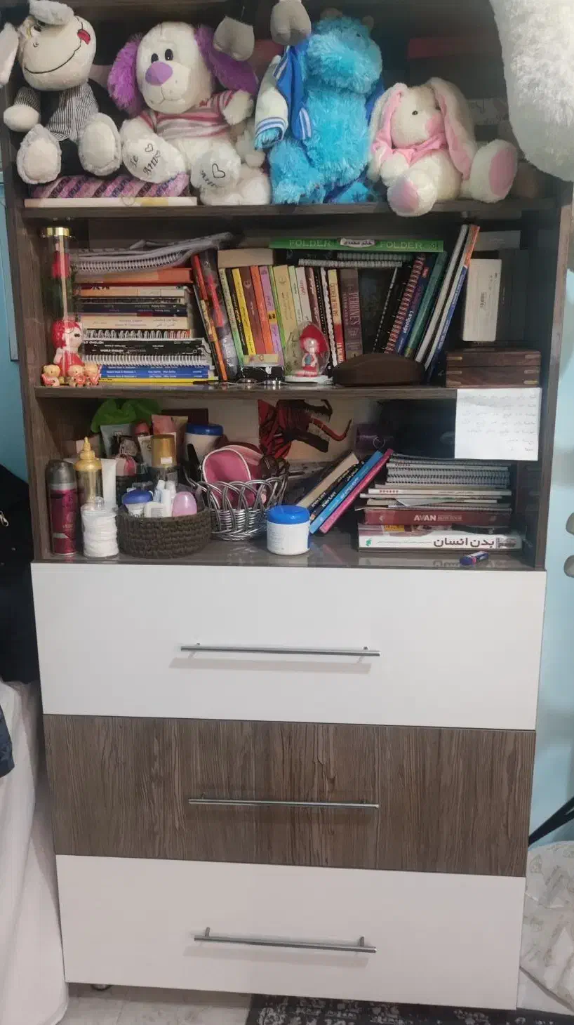 تخت، کتابخانه ،پایتختی|کتابخانه، شلف، قفسههای دیواری|گلبهار, شهر جدید گلبهار|دیوار