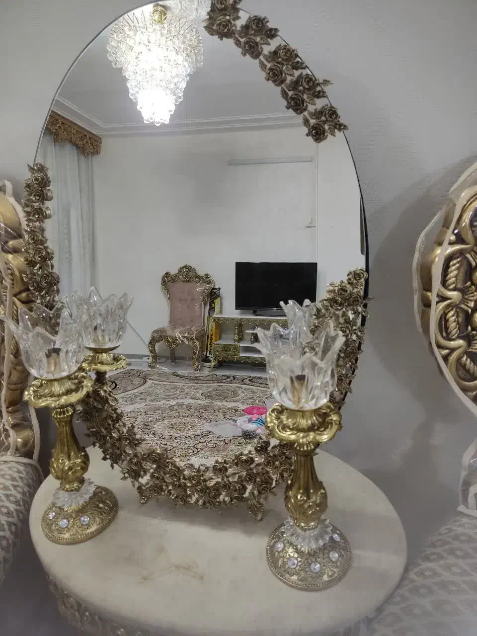 آینه وکنسول|بوفه، ویترین، کنسول|اصفهان, فجر|دیوار