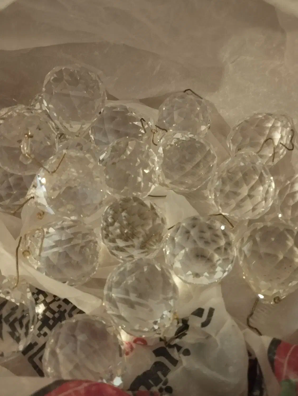 لوستر توپی کریستالی|لوستر و چراغ آویز|کرمانشاه, |دیوار