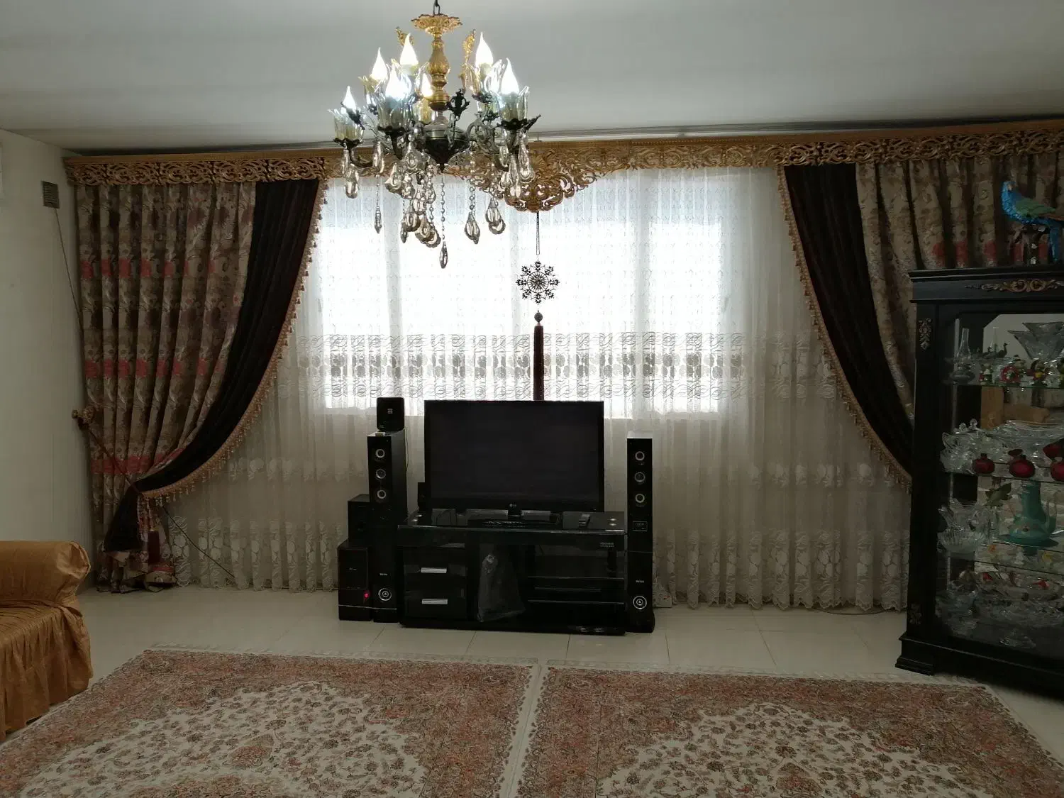 پرده پذیرایی|پرده، رانر، رومیزی|محمدشهر, محمدشهر|دیوار