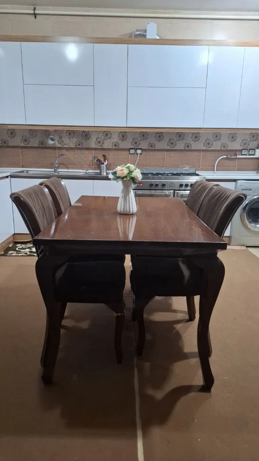 میز نهارخوری ۶ نفره|میز و صندلی غذاخوری|اندیمشک, |دیوار