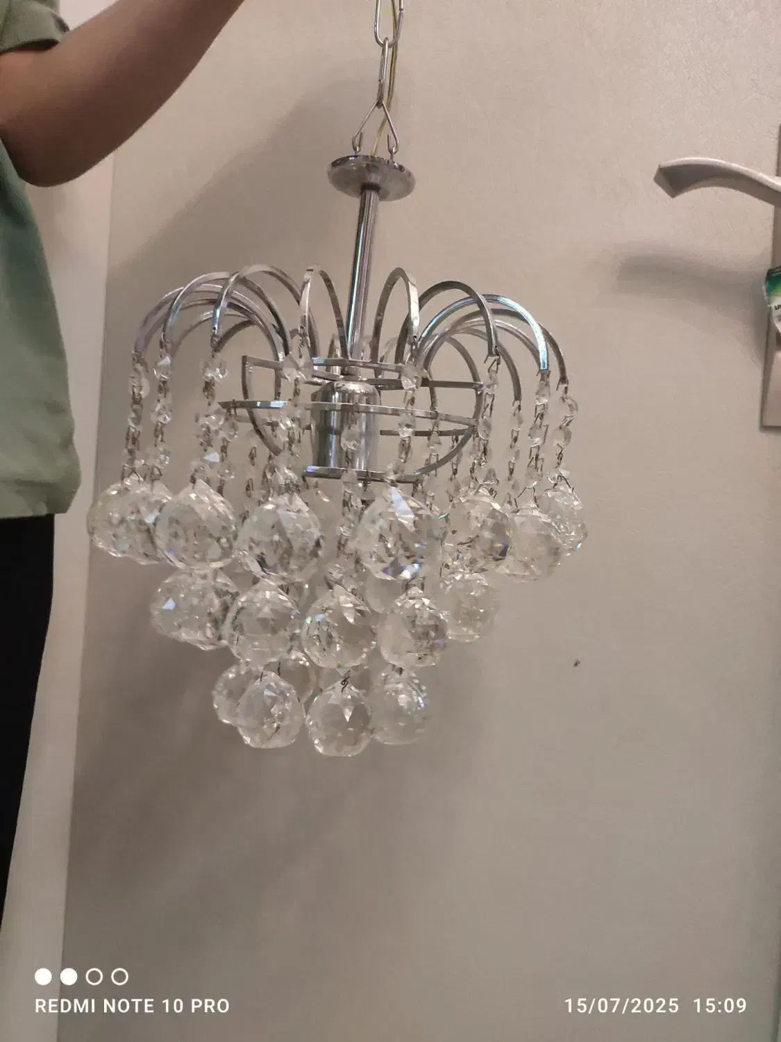 لوستر کاملا نو|لوستر و چراغ آویز|کوهدشت, |دیوار