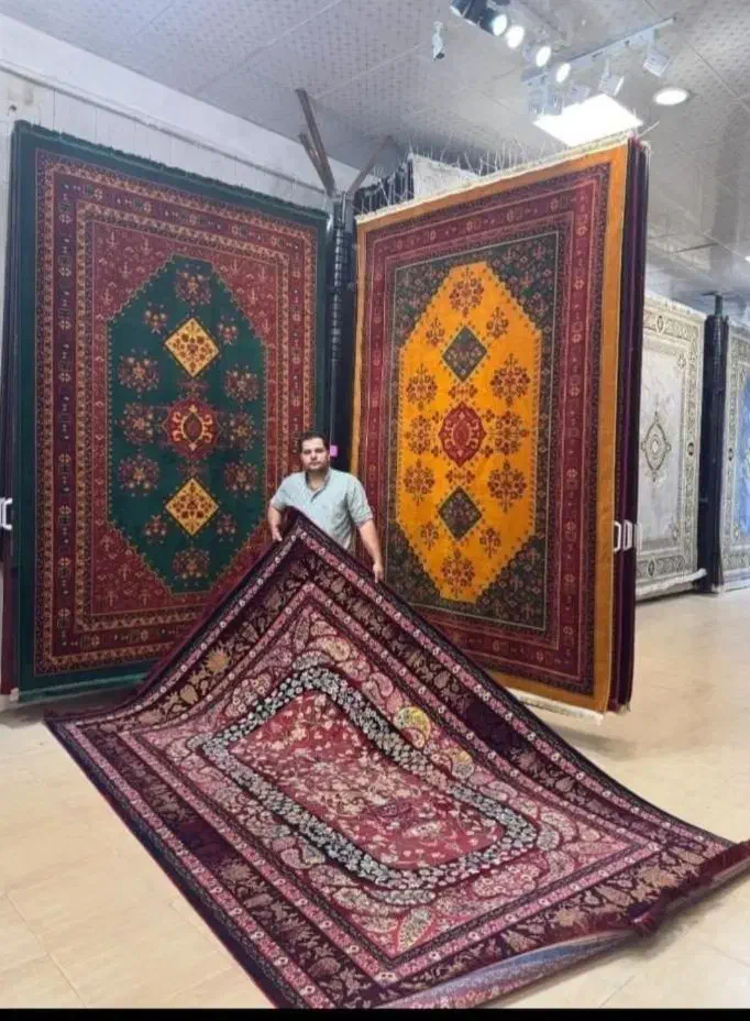 فرش شاه گل لاکی ده رنگ سال|فرش|بوشهر, |دیوار