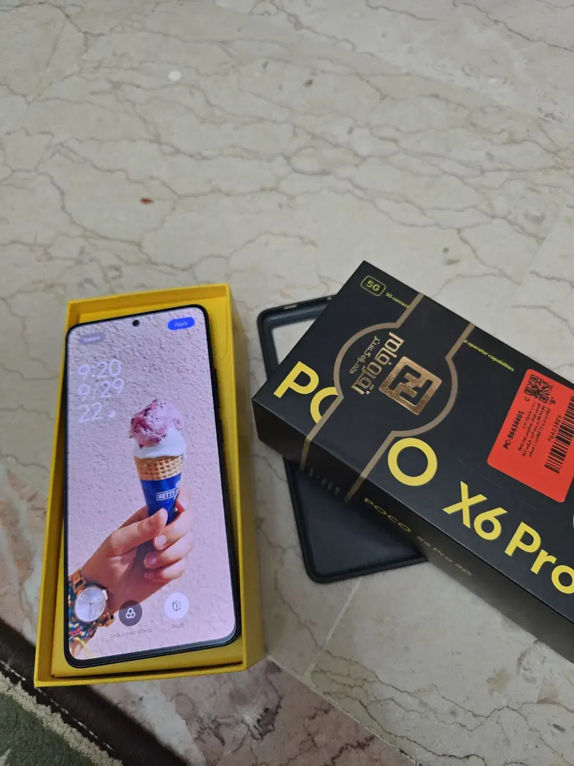 پوکو X6 pro مشکی  با ۵۱۲ گیگ حافظه و رم ۱۲|موبایل|تهران, پرواز|دیوار