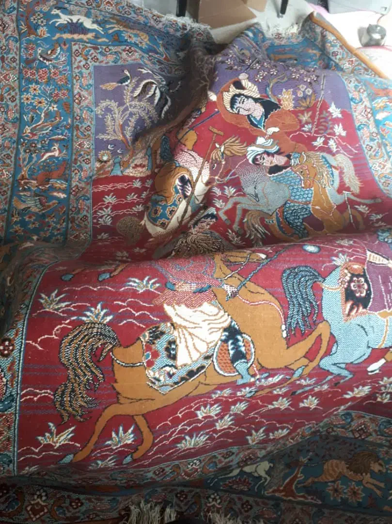 قالی موکت و میز تلویزیون|فرش|ایذه, |دیوار