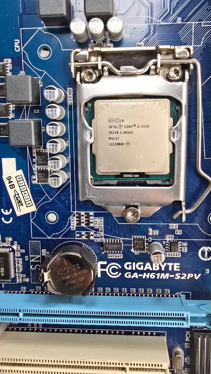 مادربرد H61 cpu i5 ram 8g|قطعات و لوازم جانبی رایانه|فردیس, فردیس|دیوار