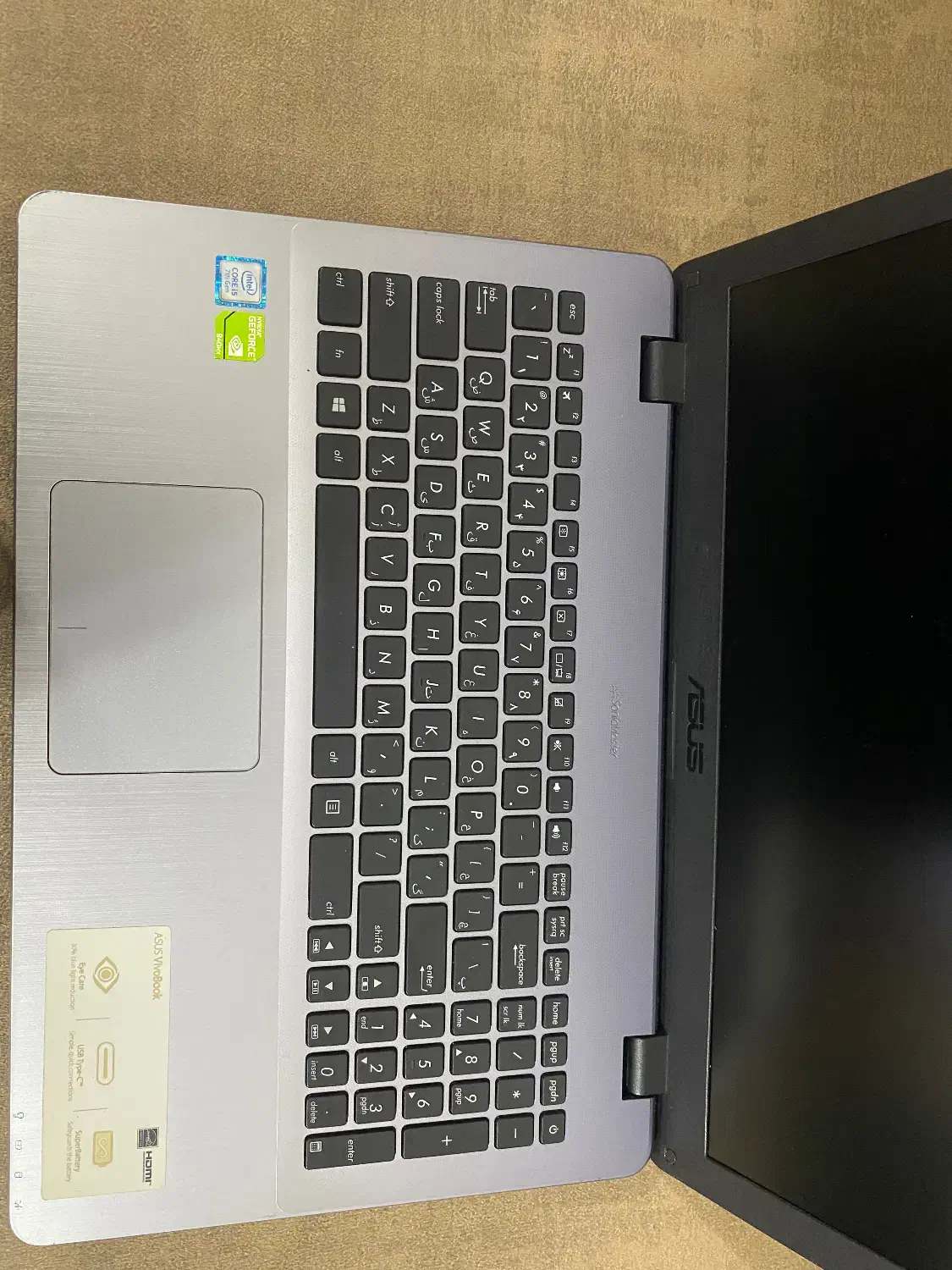 لپ تاپ Asus مدل x542UQ ایسوس|رایانه همراه|رشت, آب آسیاب|دیوار